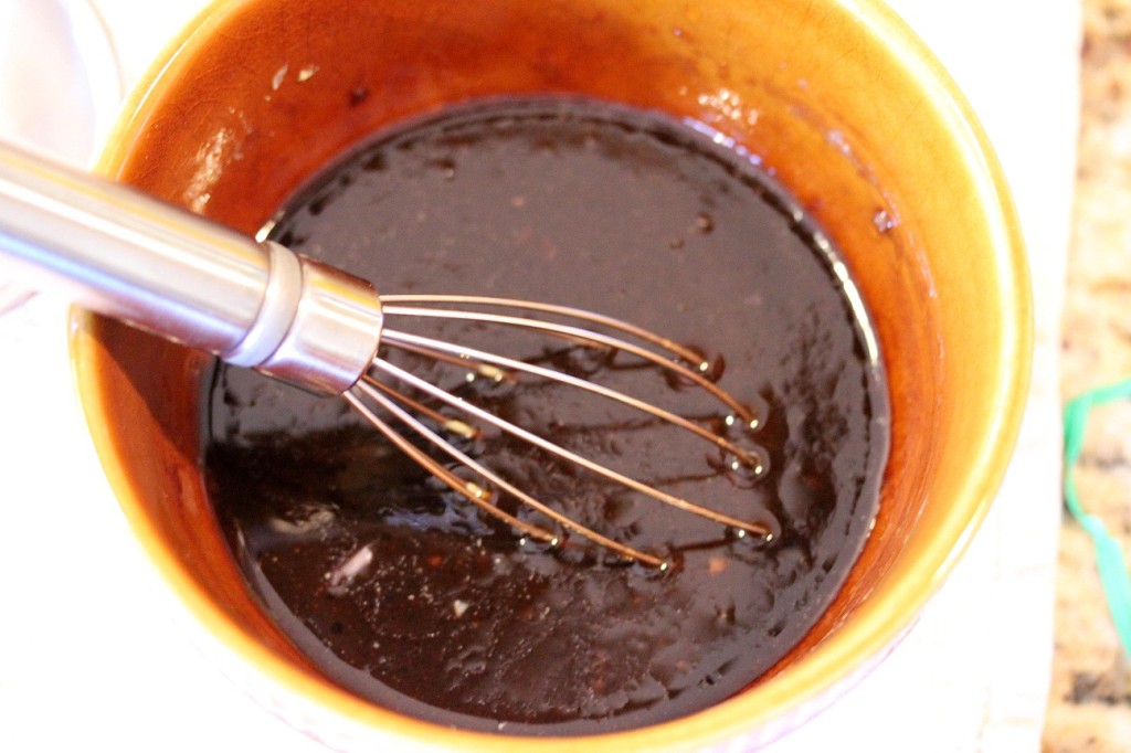 Balsamic Vinaigrette in a bowl with whisk