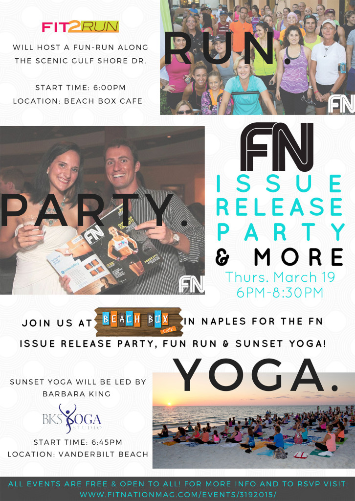 March Issue Release Party Flyer