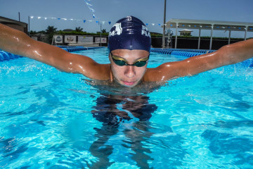 Swimmer in water